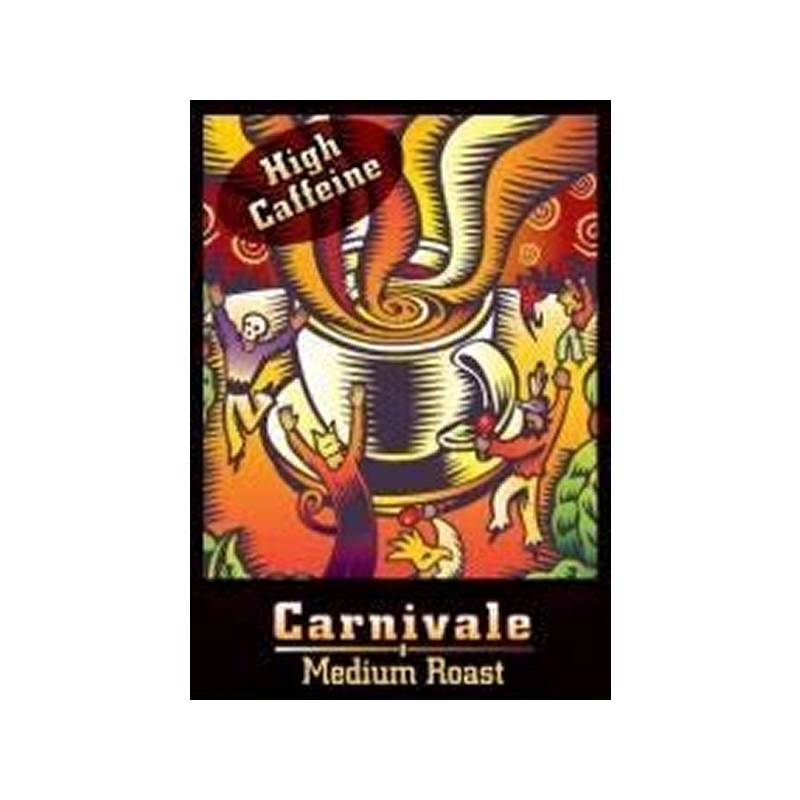 Carnivale, Dark Roast, BULK 5LB Bag, Whole Beans 