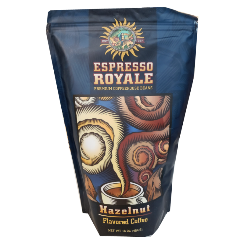 GA Hazelnut Flavored coffee, Medium Roast, 16 Ounce Bag