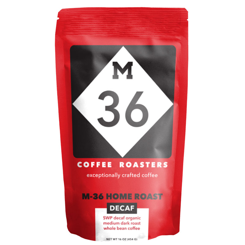 M-36 Decaf Home Roast, rich and smooth