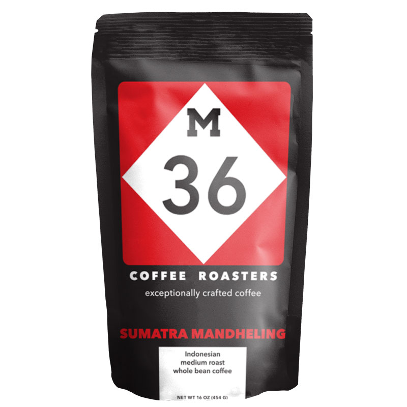 Sumatra Mandheling, earthy with hints of spice and chocolate