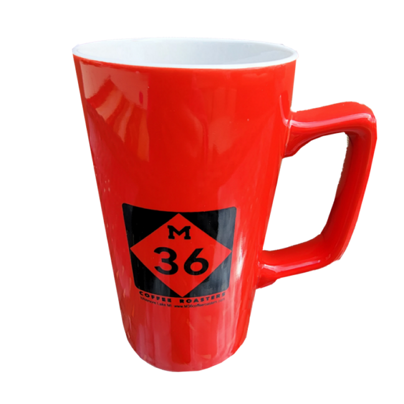 Red Ceramic 180z M36 Mug