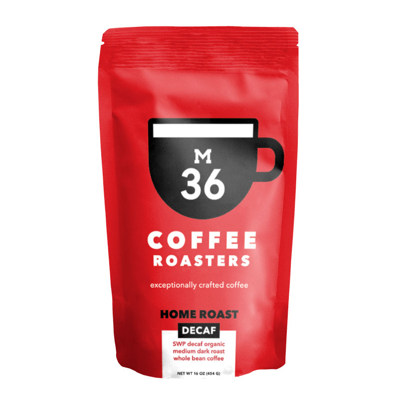 M-36 Decaf Home Roast, rich and smooth