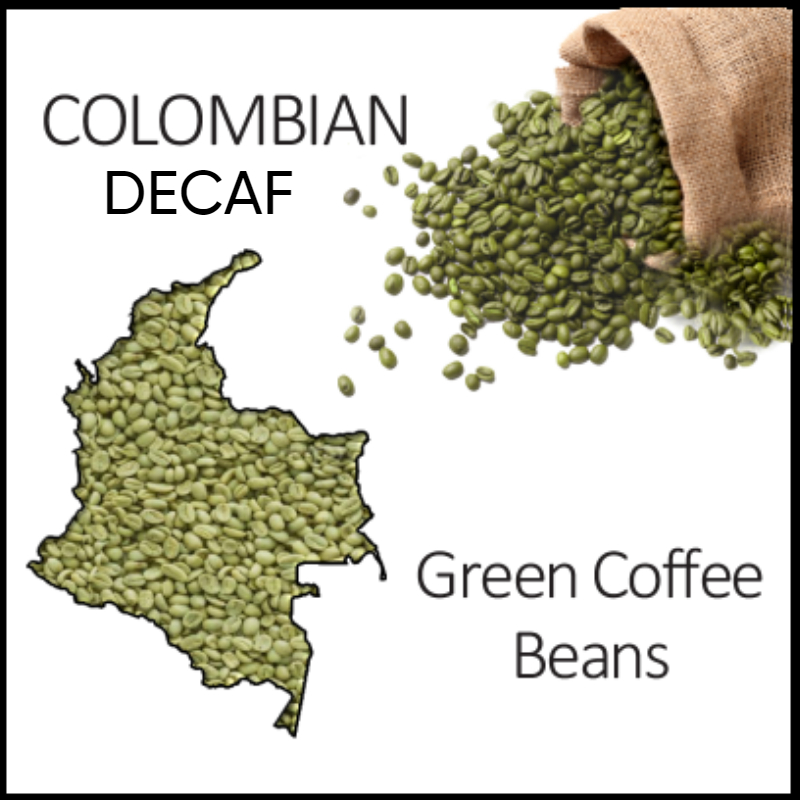 Decaf Colombian Green Beans, 1lb